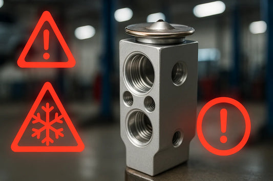 AircoMecanik defecte expansieklep in auto-airconditioning