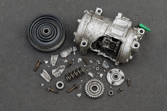 AircoMecanik compressor schade door fouten bij airco bijvullen