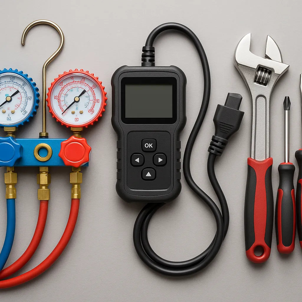AircoMecanik gereedschap voor snelle diagnose van auto-airconditioning