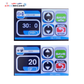 Aircomecanik display vacuum-olie topauto aircomachine R401 - R601 - R1501 - R duo