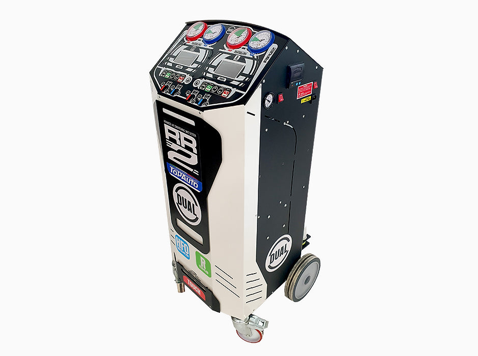 Aircomecanik topauto airco vulmachine RR2 dual 