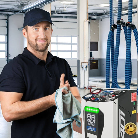 AircoMecanik professionele installatie en ingebruikname van airco vulapparaat